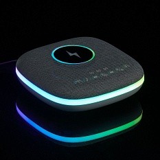 Bluetooth колонка с беспроводной зарядкой и подсветкой Terrafonic