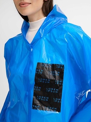 Дождевик-плащ BrightWay с печатью в один цвет на заказ